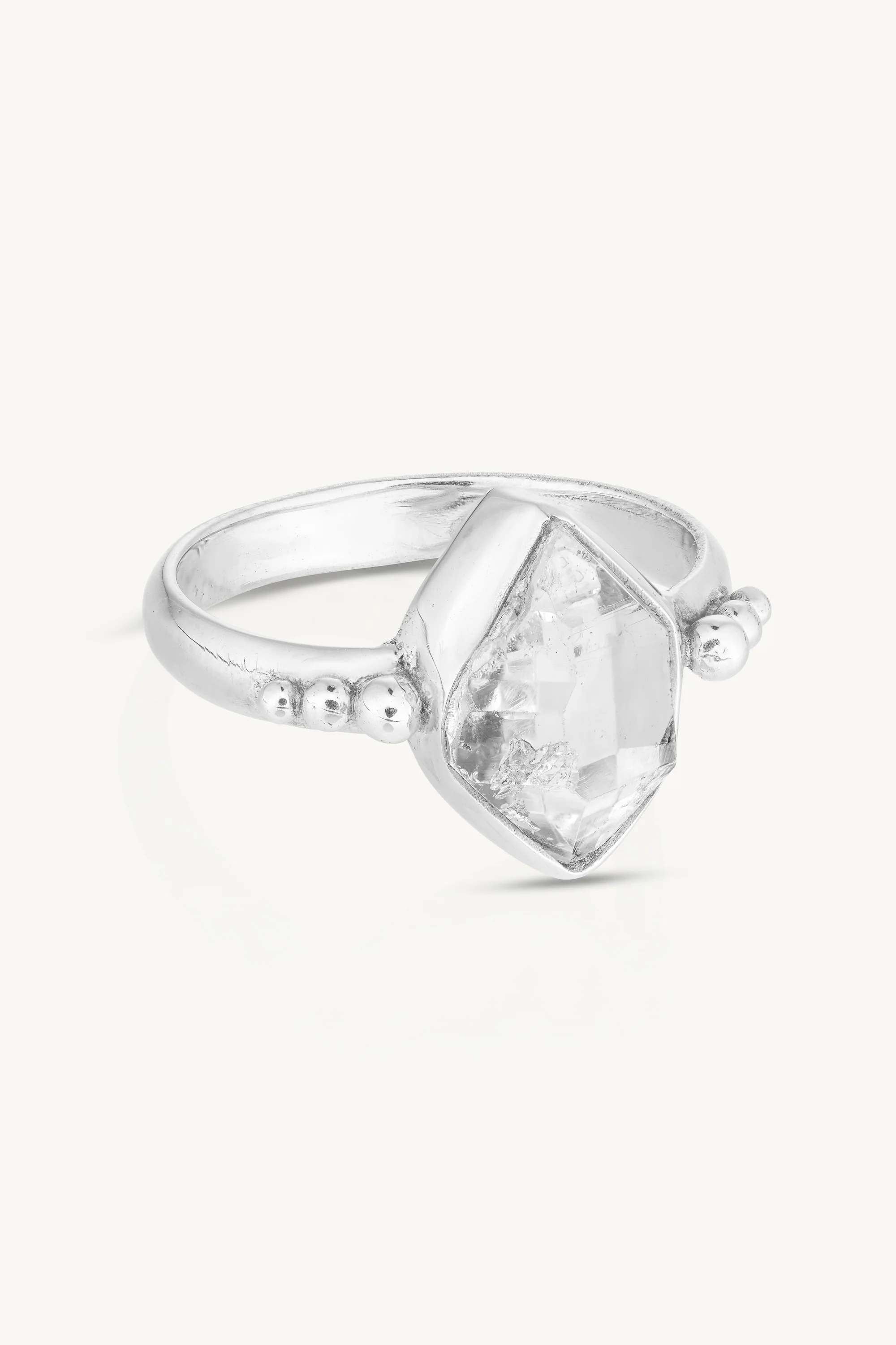 Herkimer Diamond Silver Ring - Image 6