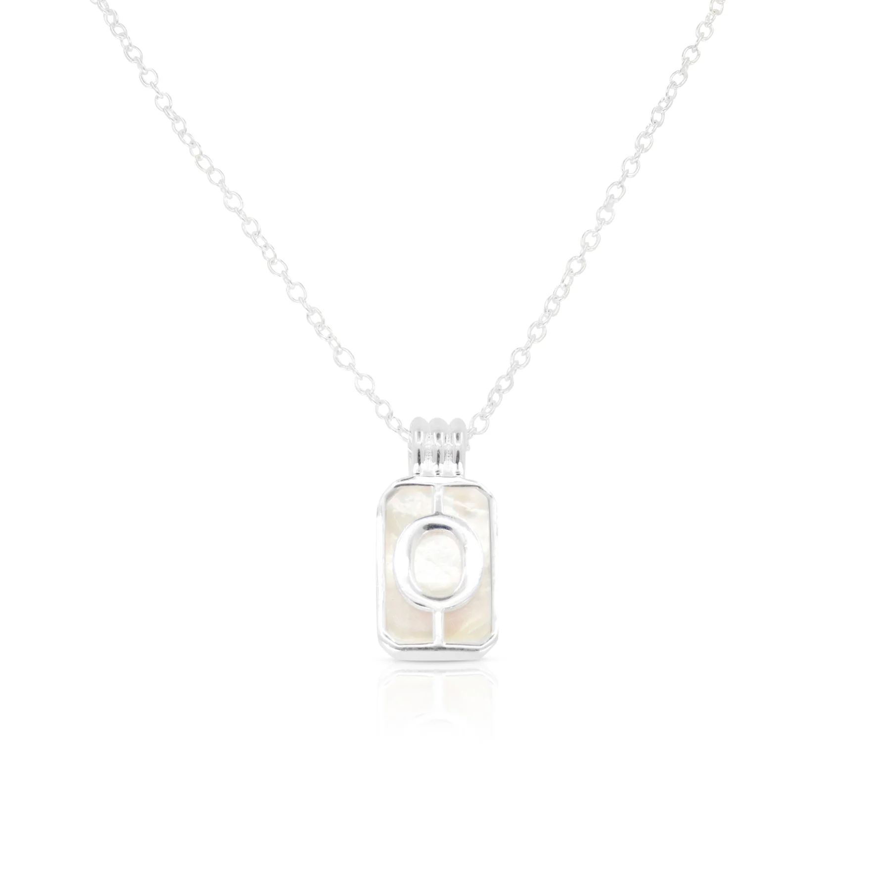 Initial A to Z Silver Necklace - Image 18