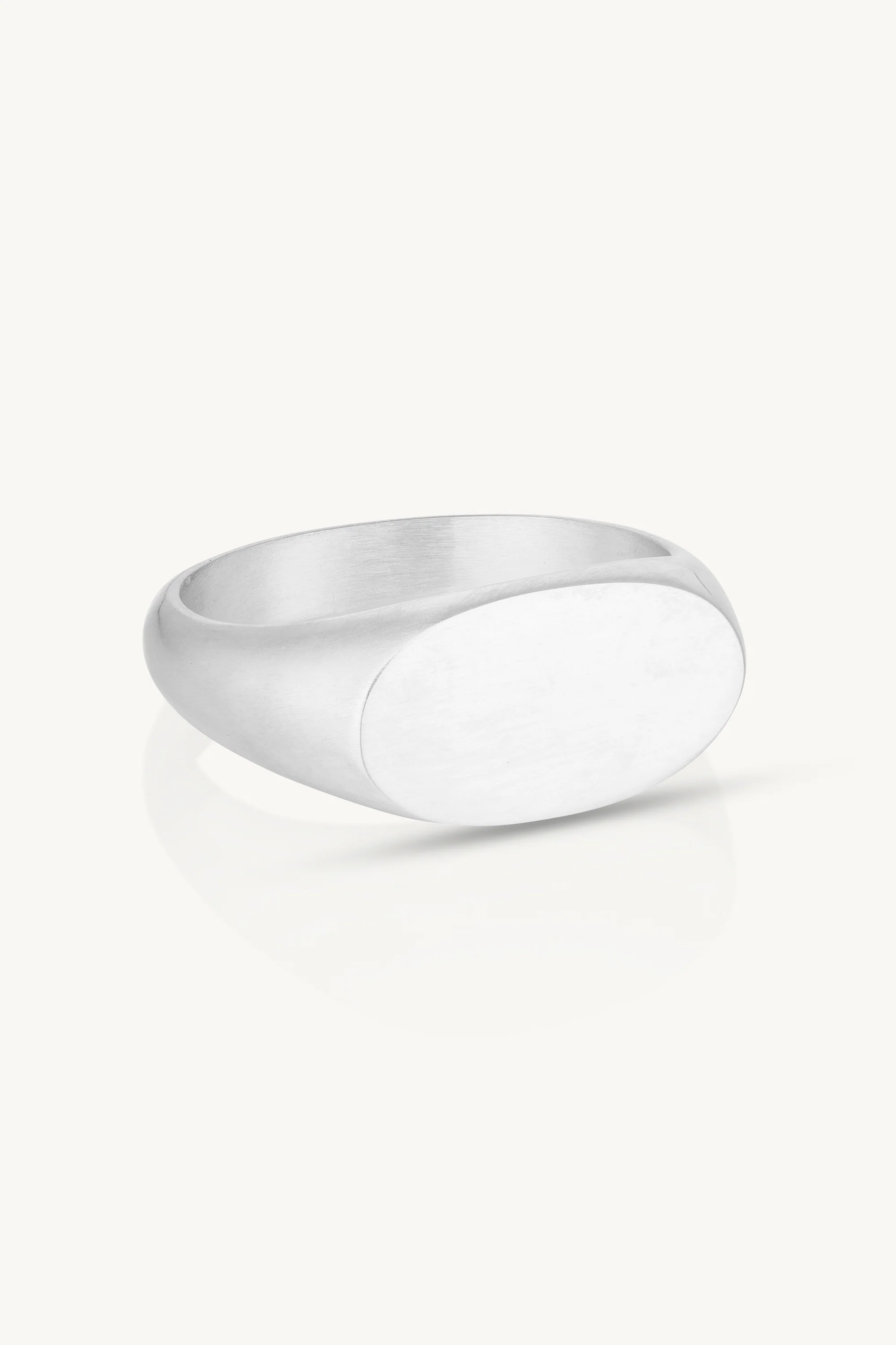 Brushed Signet Ring - Image 4