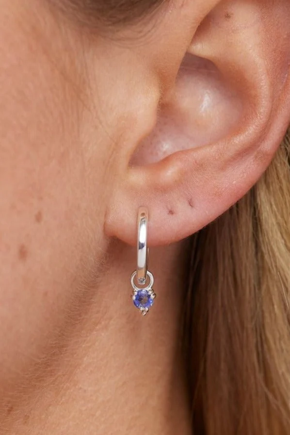 Orb Iolite Silver Charm - Image 3